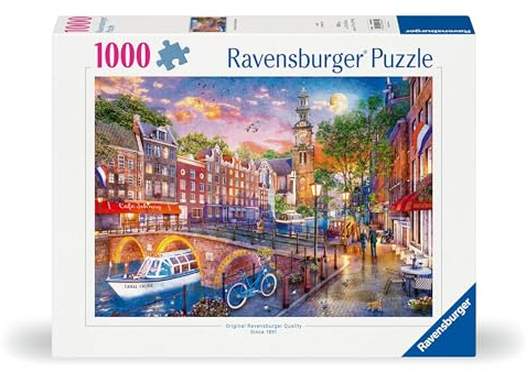 Ravensburger Amsterdam 1000 Piece Jigsaw Puzzles for Kids Age 12+