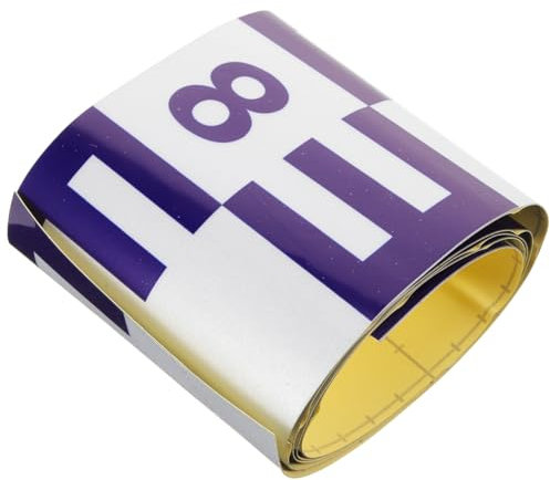 UPKOCH Self-Adhesive Water Level Gauge, Reflective Water Depth Measuring Sticker for Boat, Pool, Pond, 10x100cm, Blue, Easy Installation, Accurate Sea Observation