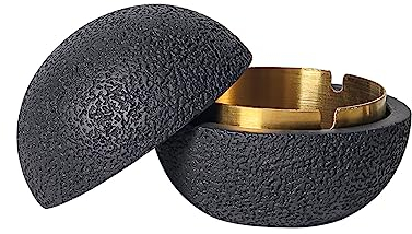Cutfouwe Poubelle de table - Capacité idéale, facile à nettoyer, poubelles toutes saisons - Parfaite pour le balcon, également comme décoration de table élégante, noire