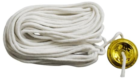 TNSRAY Mèche pour poêle à pétrole d'intérieur, mèche de Rechange pour Torches, La mèche pour Lampes à Huile Peut être découpée sur Mesure, Mèche de Coton tressée, Mèche de Bougie pour la Fabrication