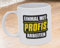KAMACA Kaffeebecher Becher Lustige Tasse mit Spruch Sarkasmus witzig tolles Geschenk lieben Menschen Kollegen Büro Alltag (Einmal mit Profis arbeiten)