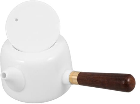 Hoement Chinese Tea Kettle Enchanti Teapot Teaware Heat-Resistant Wooden Handle Teapot