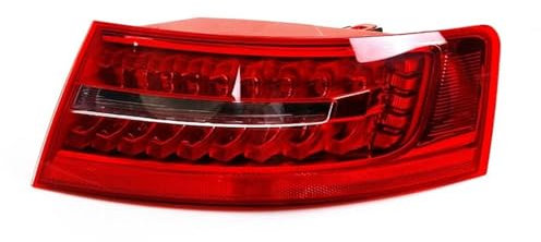 JIABAOCA Maßgeschneidert Rücklicht Anhänger Beleuchtung Für Audi A6 C6 S6 Quattro RS6 Saloon Sedan 2009-2011,Rückleuchten Montage,Heckleuchte Komplettsets,Hinten Stop Indicator Light Zubehör