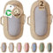 Bunnyjik 28x74-30x70 Ovale Spannbettlaken – GOTS-ZERTIFIZIERTES Bio Set aus 2 – 100% Baumwolle, Luxuriös 190GSM Dick & Ultraweich – Stubenwagen Bezug, Moseskorb, Babybett, Beistellbett