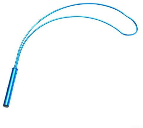Zilimontt Gancho de rescate ligero para piscina con poste telescópico ajustable de 1-1/4 pulgadas para acceso rápido, equipo de seguridad para piscina, construcción de aluminio, azul, 20 x 20 x 15 cm