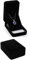 Kiuiom Samt Schmuck Geschenkbox,Geschenkbox Kette Samt Schmuck,Halsketten Geschenkbox Container,Hochzeit Samt Schmuckschatulle,Valentinstag Anhänger Aufbewahrungskoffer,Schwarz,10 * 7 * 3.5CM,1PC