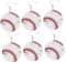 WACEH Earrings 3 Paare Baseball Basketball Dangle Sport Thema Fußball Sportball Miss Leder Jewelry