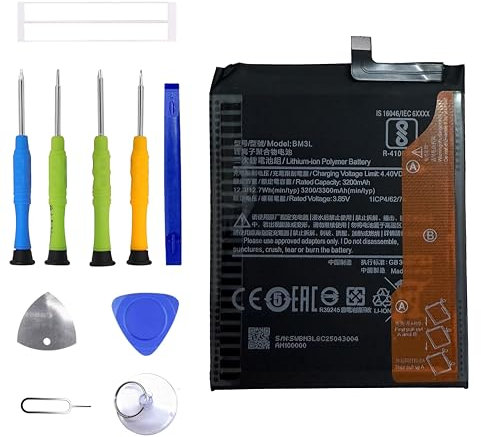 ERYNK BM3L Batterie de rechange pour Xiao-mi Mi 9 M1902F1G avec jeu d'outils