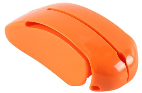 VOANZO Writing and Drawing Aid Device Pen Gripper Handwriting Aid for Right and Left Hand Parkinson's Patients Essential Tremor Fluted Stylus Grip Orange