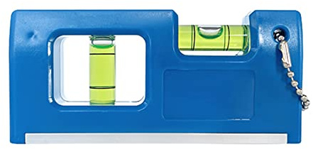 Horizontal Vertical Pockets Spirit Levels with Keychain Pocket Levels for W/Magnet Spirit Bubble Small Pocket