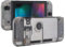 eXtremeRate Coque pour Nintendo Switch avec Boutons Accessoires, Coque Remplacement pour Nintendo Switch Console Joycon-Transparent