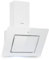 KLARSTEIN Sofia 60 - Cappa Aspirante, Inclinata, 60 cm, Classe Energetica B, 300 m³/h, Scarico, Ricircolo Opzionale, Luce LED, Touch-Control, Alloggiamento in Vetro, Cappa a Parete, Bianco