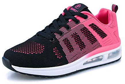 WYSBAOSHU Femme Gym Fitness Sport Baskets Chaussures de Course Légères et Respirantes pour Femmes(43EU/Taille de l'étiquette 43,Noir