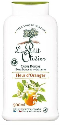 LE PETIT OLIVIER - Crème Douche Fleur D'Oranger 500Ml - Lot De 3 - Vendu Par Lot