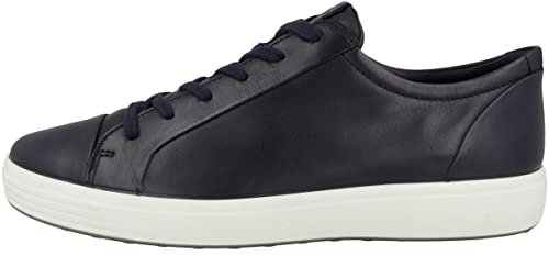 ECCO Herren Weiche 7 City Krawatte Sneaker, Nubuk Night Sky, 42 EU