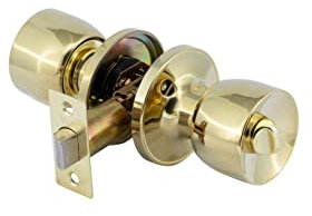 Yale Bathroom KNOB Set Brass, One Size