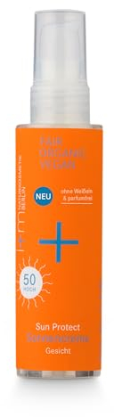 i+m® Sun Protect LSF 30 · Wasserfeste BIO Sonnencreme für das Gesicht · Mit Aloe Vera, Schmetterlingsflieder & Vitamin E · Mineralischer UV Schutz · Vegan, Naturkosmetik · 50 ml