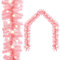 vidaXL Christmas Garland with LED Lights, Pink, 10 m, Low Power Consumption, 150 pcs LEDs, 900 branches, USB Connection, Indoor Festive Decoration - 6.5 Watt Power