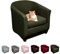 Lydevo Sesselhussen Clubsessel Stretch Sesselschoner Sesselbezug Tub Chair Cover Couchbezug Elastisch Anti-Rutsch Club Sesselüberwürfe Husse für Loungesessel,Grau Grün