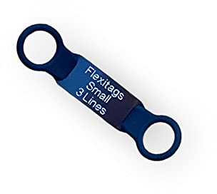 Personalised Dog ID Tag Silent, Slide On, Dangle-Free, Deep Diamond Tip Engraved for Durability, Ideal for Dogs, 150+ Colour Combinations