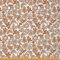 Weihnachtsstoff Meterware Weihnachtsthema Polsterstoff für Stühle und Heimwerkerprojekte Weihnachtsbaum Ingwer Kekse Schneeflocke Dekorativer wasserdichter Stoff 460x150cm Braun Weiß