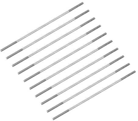 METALLIXITY Double Terminal Goujon Vis (M4 Filetage 130mm Longueur) 10Pcs 304 Inox Acier Double Fileté Barre Boulons - pour Maison Entretien