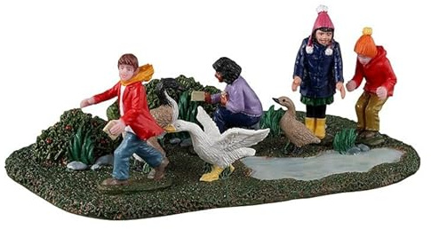 LEMAX Collection Village Duck Goose