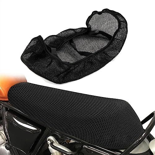 VERDDE Sitzbezüge Motorrad Atmungsaktive Isolierung Honeycomb Mesh Sitzkissen Abdeckung Zubehör Für Royal Für Enfield Interceptor 650 Int650