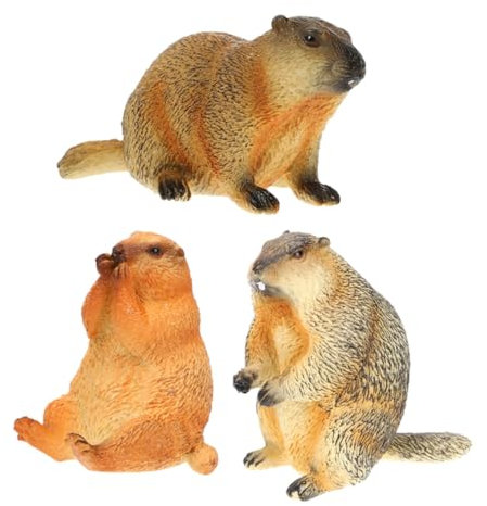 Cabilock 3stücke Teiliges Realistische -Figur Lebensechte Simulation Tiermodelle Dekorative Wildtiere Für Zuhause Und Bildung Kognitives Spielzeug Für Garten Und Tischdeko