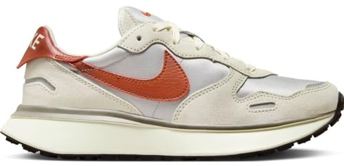 Nike Damen Phoenix Waffle Sneaker, Light Bone Rugged Orange LT Smoke Grey, 40 EU