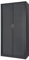 POLLOR Tambour Storage Cabinets, Lockable Steel Office Cupboard Rolling Sliding Door, 50kg Load Capacity Per Shelf (Black, 185cm)