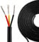 URCIANOW Fili elettrici 10M 3×0,5mm² Filo elettrico 3 conduttori 20AWG Cavo a trefoli in rame stagnato Fili UL2464 Cavo elettrico per Luce a LED, Automotive, Attrezzature per barch