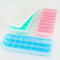 Ice Cube Trays, 24 Square Ice Cube Tray Flexible Silicone Moulds, Stackable Lids, Dishwasher Safe, BPA-Free,Set of 4