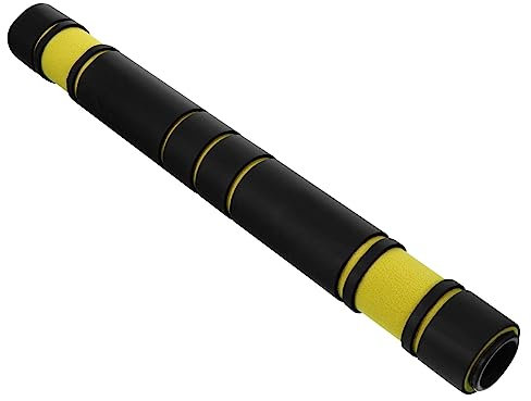 WESIEVYA Fitnessgeräte Hantel Verbindungsstange Krafttraining Langhantel Verlängerung Hantelstange Gelb Installieren