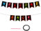 Welcome Back Girlande, Farbe Welcome Back Deko, Farbe Dreieck Flagge, Willkommen Zurück Banner Farbe Herzlich Willkommen Girlande für Schuldekoration Klassenzimmer Dekoration Familie Aktivitäten Deko