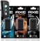 AXE Pack de 3 Ambientadores para Coche con Rejilla, Frescura Duradera de 30 Días con Fragancias Black, Dark Temptation e Ice Chill, Diseño Elegante y Discreto para un Viaje Refrescante