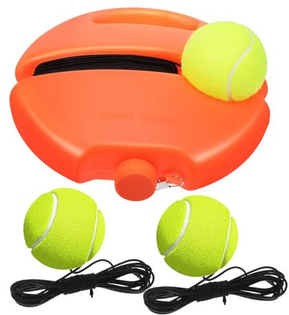 Happyyami Übungsgerät Schnur mit Rückprallbasis Tennis und Elastischer