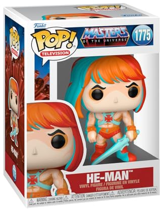 Funko Pop! Vinyl: Masters of The Universe 1– He-Man- Vinyl-Sammelfigur - Geschenkidee - Offizielle Handelswaren - Spielzeug Für Kinder und Erwachsene - Superheroes Fans