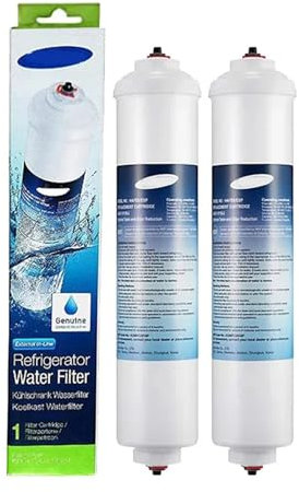 UTSKWD Filtro for l'acqua del frigorifero DA29-10105J Filtro for l'acqua in linea, compatibile con Aqua-Pure Plus, compatibile con HAFEX EXP, compatibile con Samsung(2pcs)