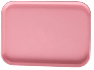 22 * 30.5CM Pink Plastic Serving Tray Rectangular Decorative Storage Organizer Tray For Hotel,Home,Restaurant Organizer
