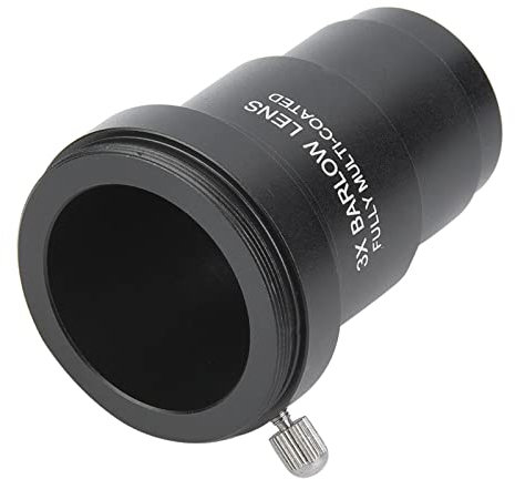 Tihebeyan 3X Barlow Lenses Multicated Metal for 1.25 Inch