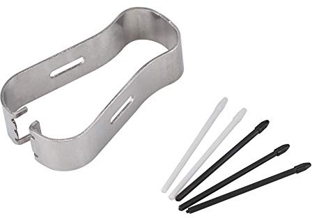 SIXRUN Stiftspitzen Ersatz Stylus Pen Refill Zubehör für Note 8/9 Tab S3/4 mit 5 Pen Tips und Fixierrahmen (Black)
