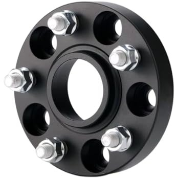 Spurverbreiterungen Für Tesla Für Modell 3 YX 1PC Spurverbreiterungen 5x114, Zentrum Bohrung 64,1mm Gewinde Größe M14x1,5 Distanzscheiben Set(1PC Black 15mm)