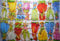 Glanzbilder Tulpe Blume Mädchen EF 7425 Oblate Posiebilder Scrapbook Deko GWI 408