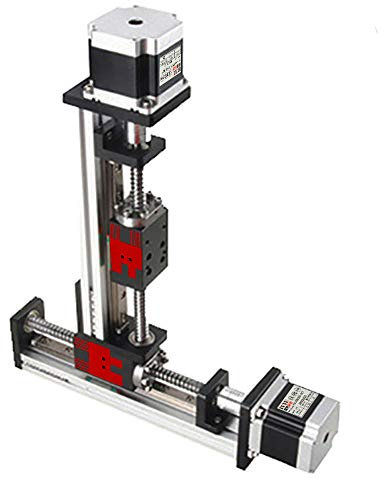 FUYU FSK40 Linear Stage Linear Motion Guide Actuator XY Stage Linear Table X=500mm Stroke,Y=300mm Stroke Ball Screw Mult-axis Module DIY for CNC[XY Stage-T]