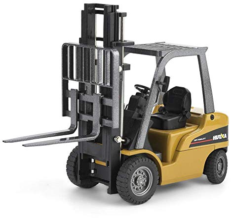 Toy Model Truck, 1:50 Model Engineering Car Bambini Bambini Carrello Elevatore a Forcale Veicolo Giocattolo
