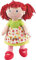 HABA Stoffpuppe Liese mit Namen Bestickt, weiche Erste Baby Puppe mit Kleidung und Haaren, 0-5 Jahre Kuschelpuppe Taufgeschenk, Anziehpuppe Kuschelpuppe 302110