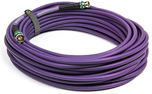 Emelec VíasCom EQ234/0300-30,0 m Connessione Video 4K-UHD 12G-SDI (0,76/3,40/6,00) con BNC 4K-UHD - conduttore multi-filare - colore viola - PVC flessibile