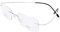 SHINU Titanium Randloser Rahmen MR-7 anti blau Light Kundenspezifische kurzsichtige Brille-NS021(C3,anti blau-2.25)