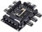 LTronics 8 Fan Controller Hub Adapter with 2 Level Speed Control, 3 Pin, 12V MOLEX Power - Black